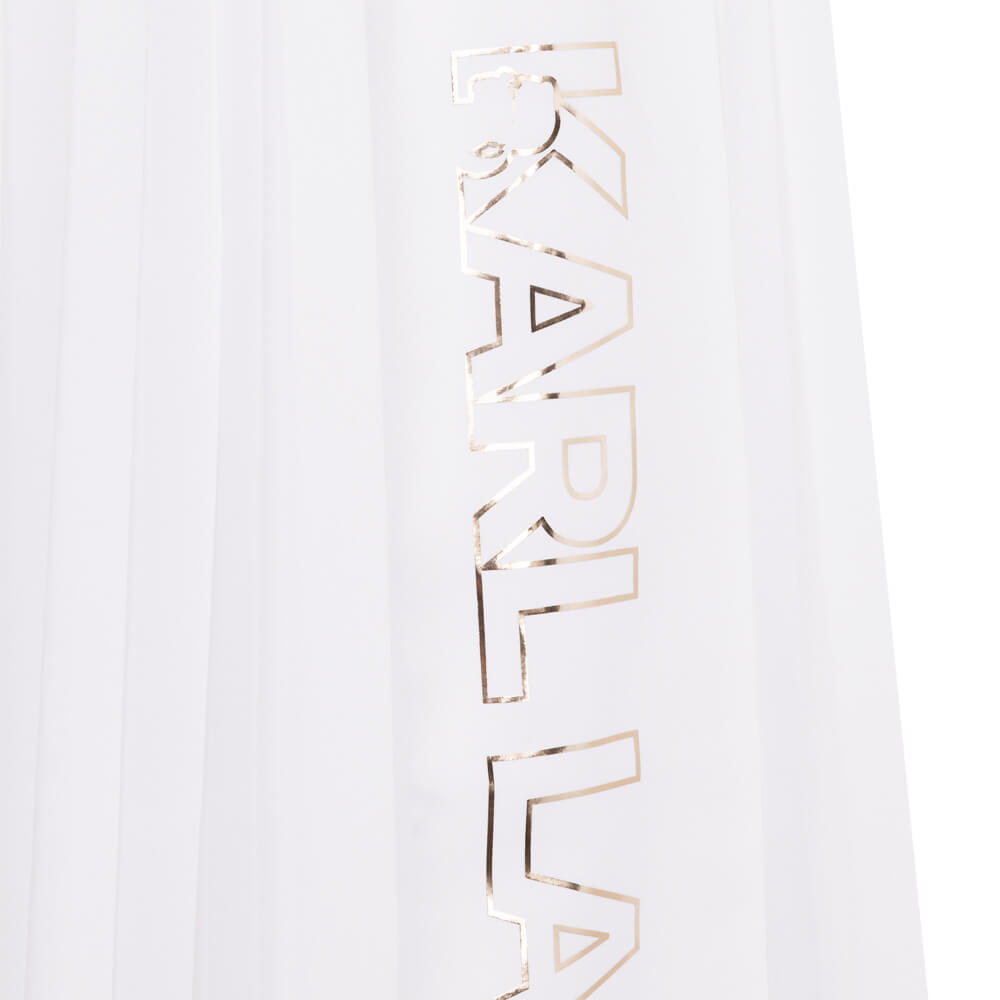Karl Lagerfeld Girls White Long Skirt