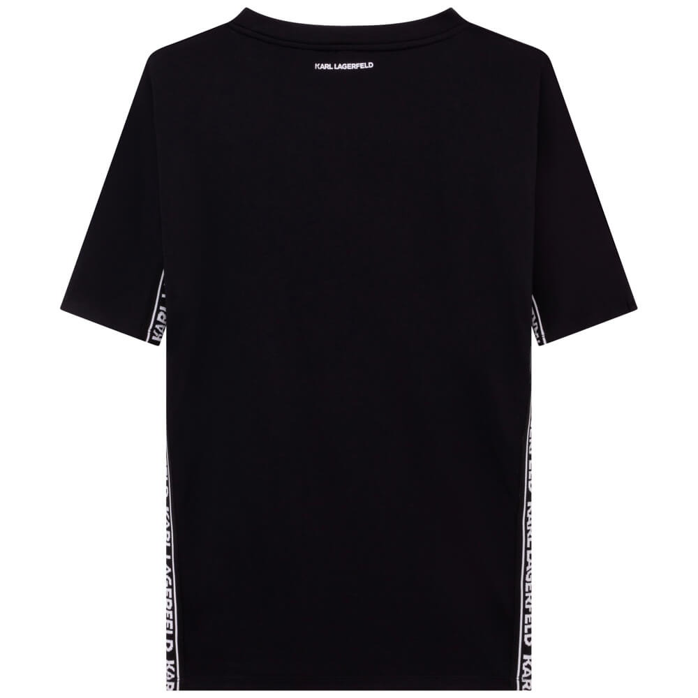 Karl Lagerfeld Girls Black Long Sleeve Dress