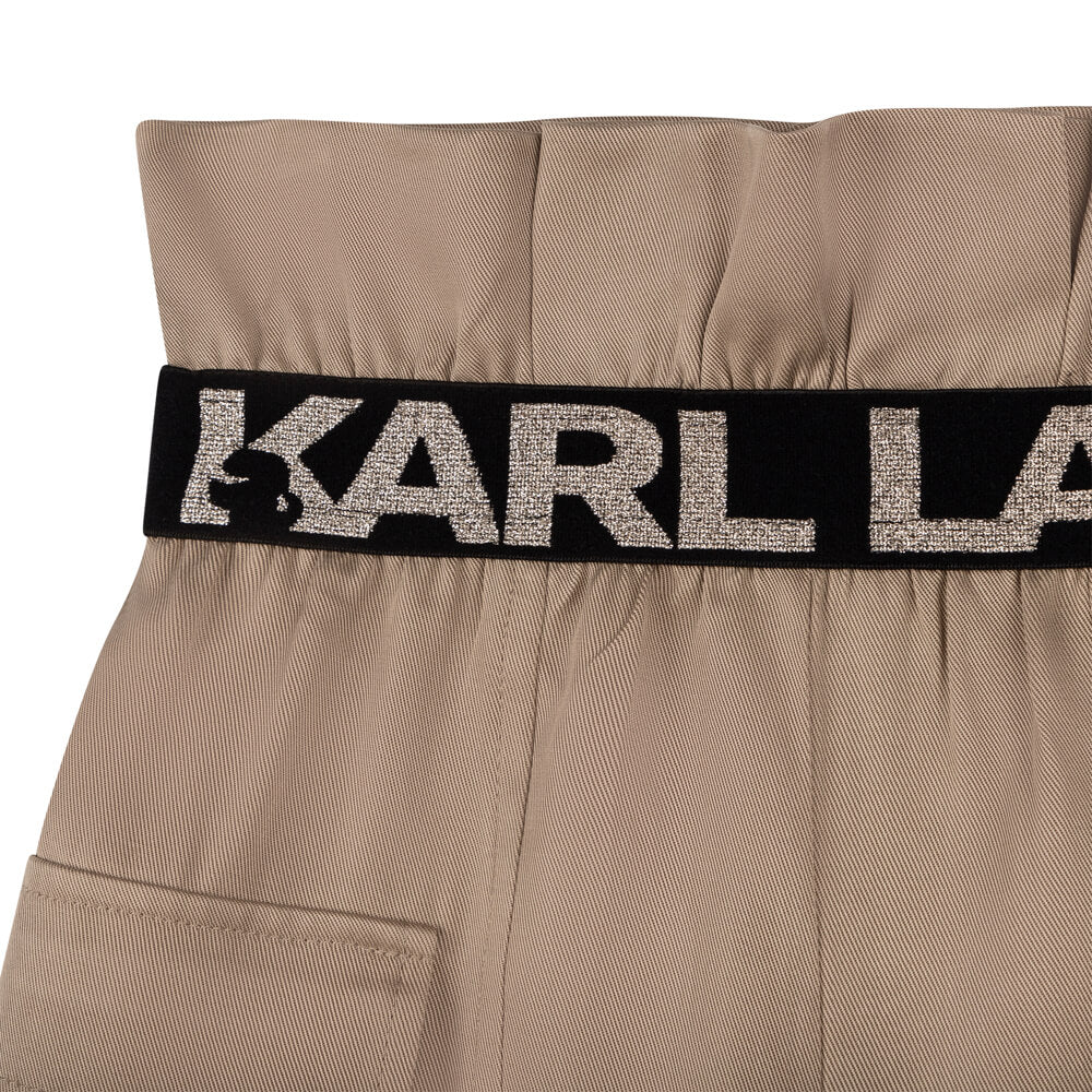 Karl Lagerfeld Girls Brown Shorts