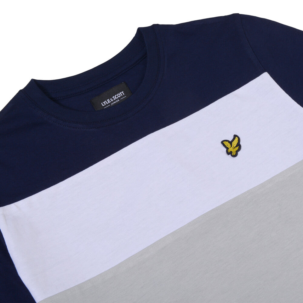 Lyle & Scott Boys Navy 3 Panel T-Shirt
