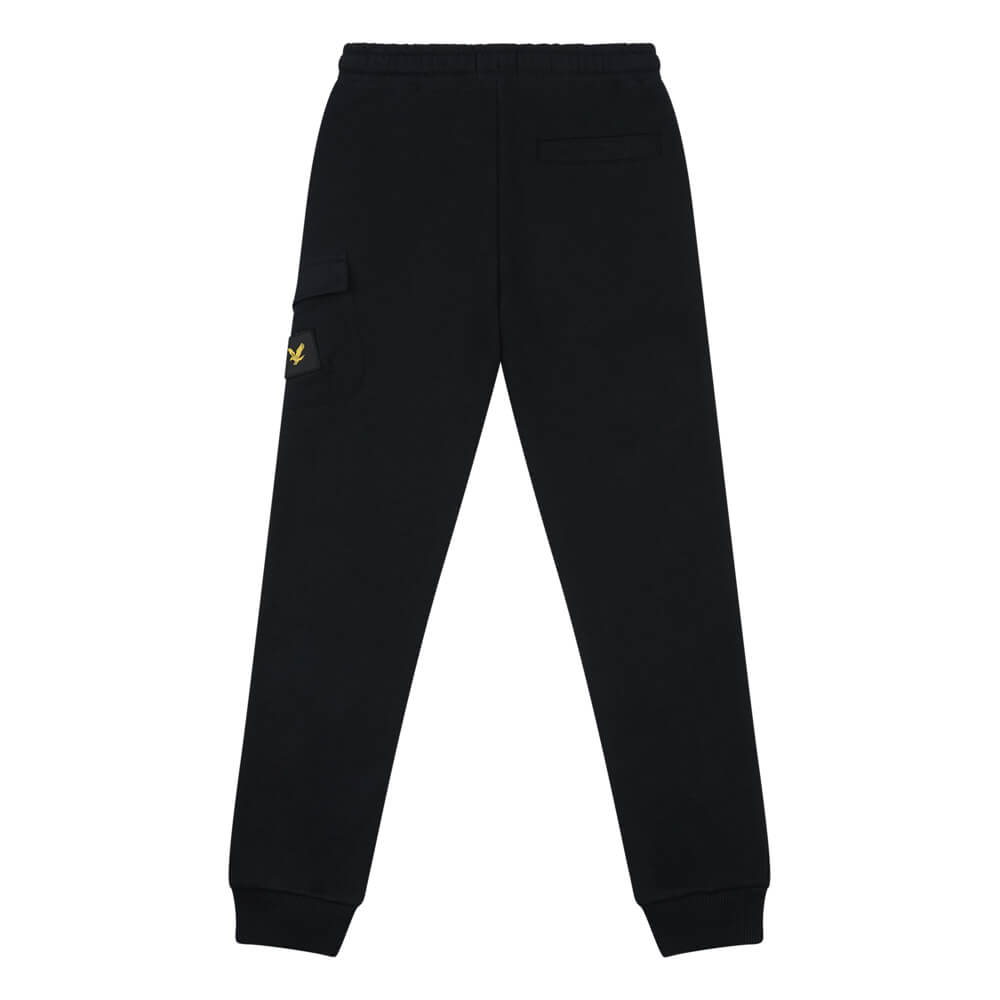 Lyle & Scott Boys Black Joggers With Pockets
