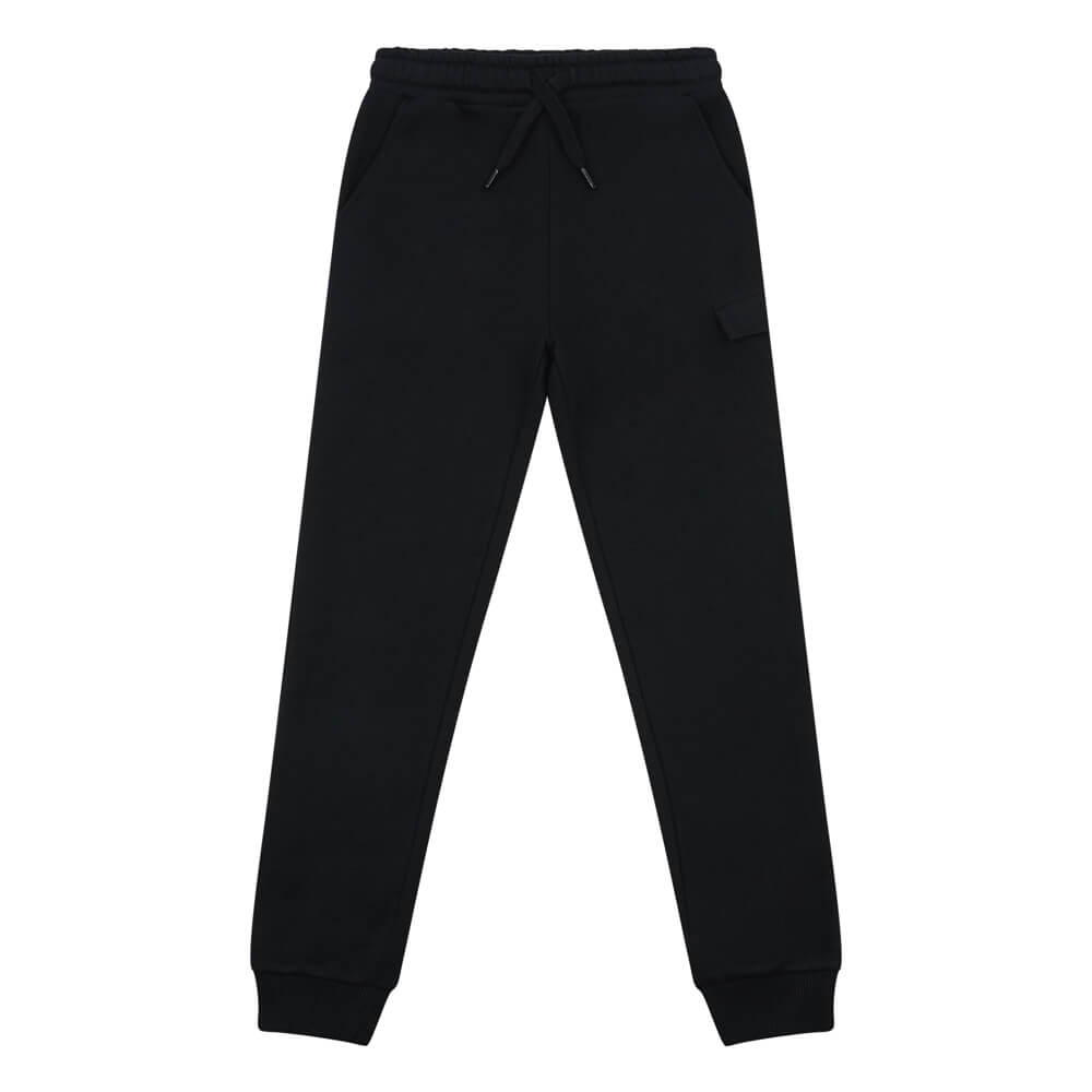 Lyle & Scott Boys Black Joggers With Pockets