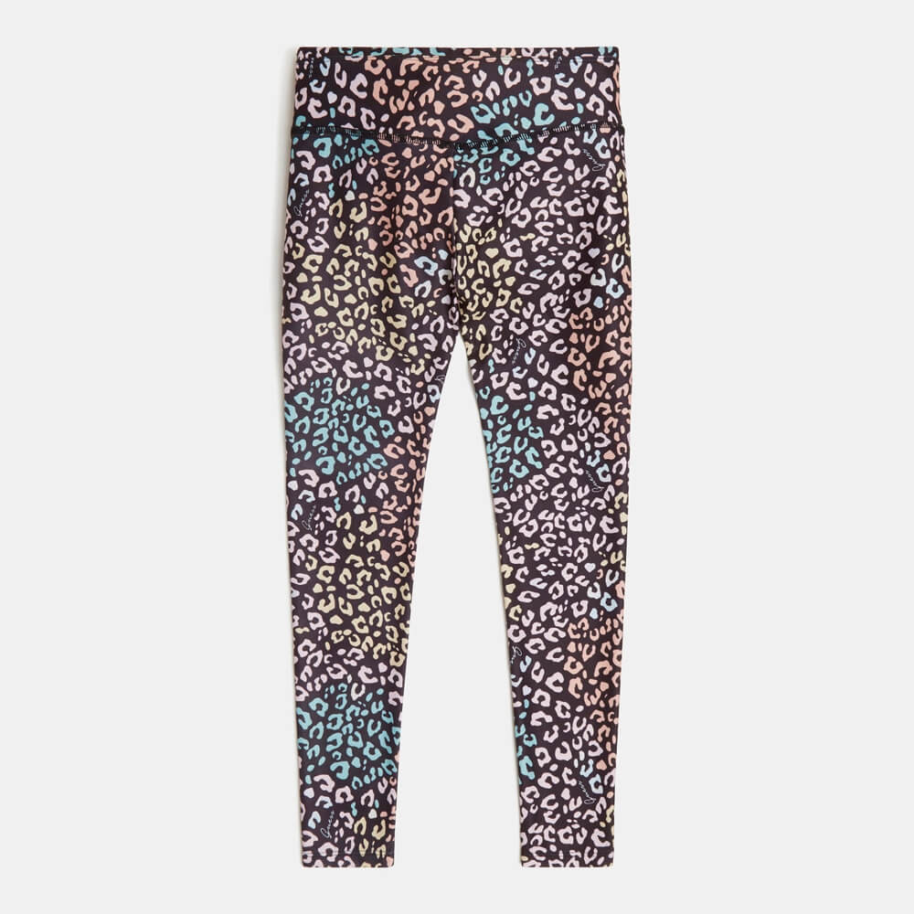 Guess Girls Brown & Leopard Microfibre Leggings