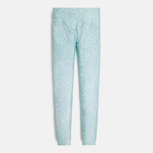 Guess Girls Green & Leopard Microfibre Leggings