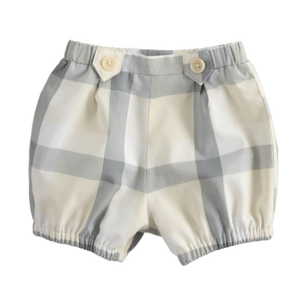 Minibanda Baby Boys White Short Sleeved Babysuit & Trouser