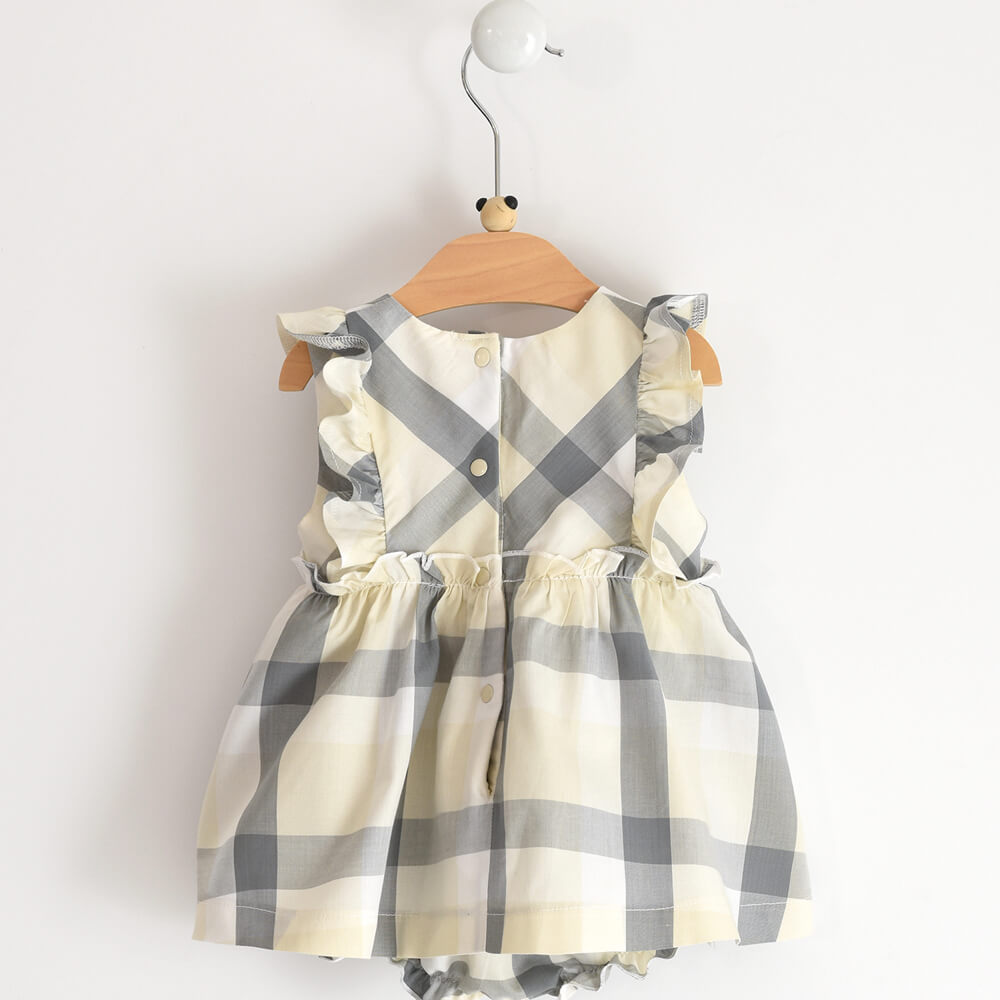 Minibanda Baby Girls Cream Dress