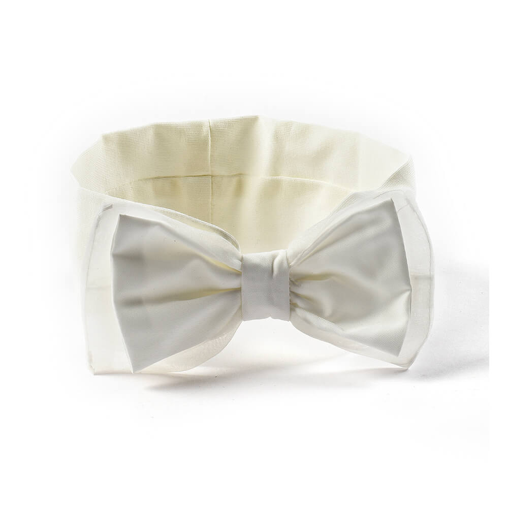 Minibanda Baby Girls Cream Headband