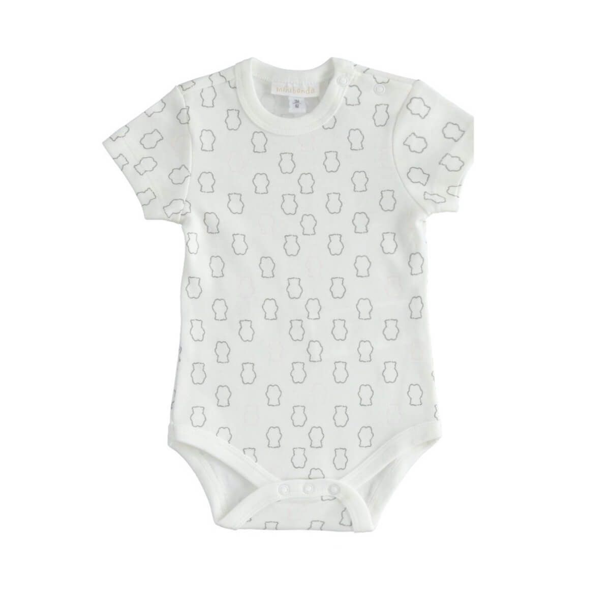 Minibanda Unisex Pink Babysuit Set