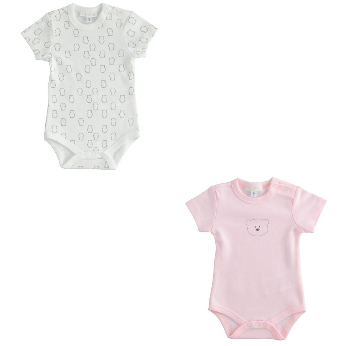 Minibanda Unisex Pink Babysuit Set