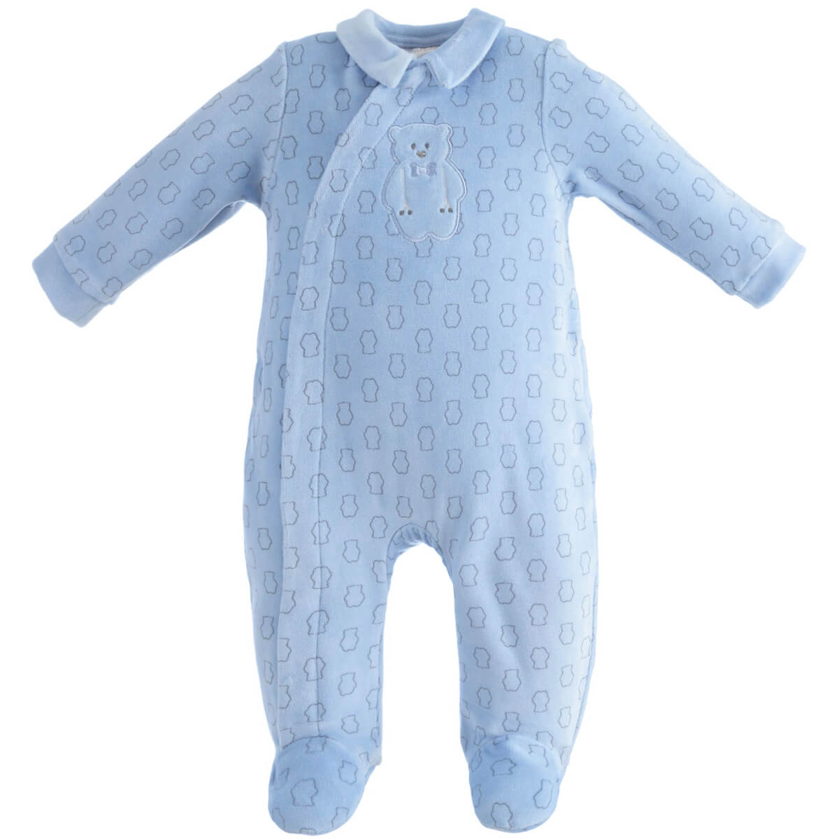Minibanda Unisex Grey Romper With Feet