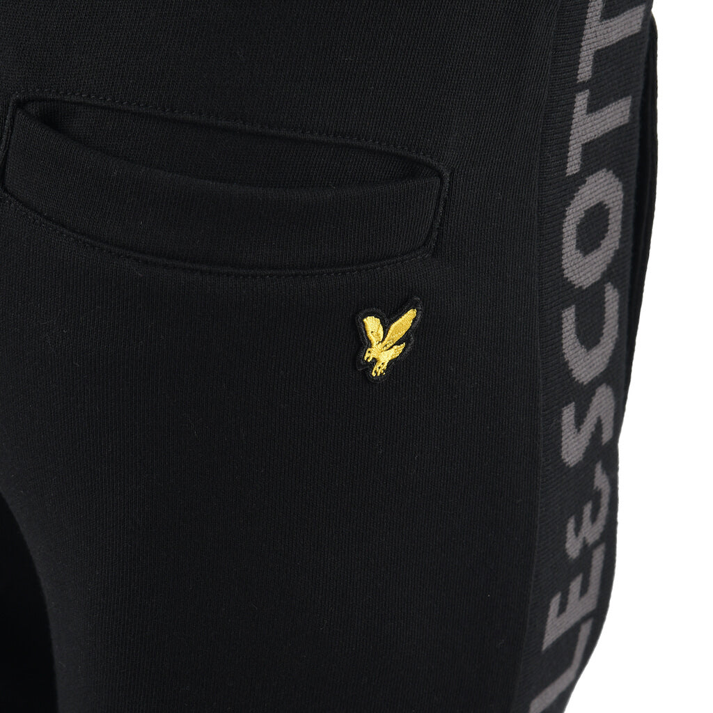 Lyle & Scott Boys Black Joggers