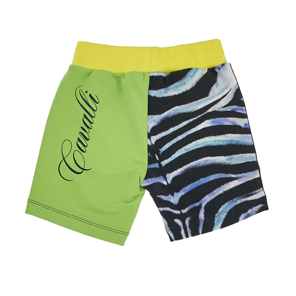 Roberto Cavalli Baby Boys Multi-Colour Fleece Shorts