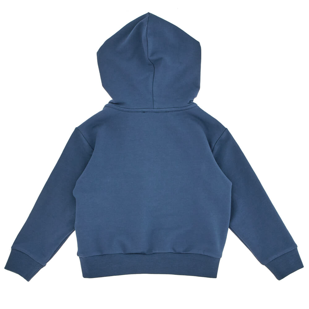 Roberto Cavalli Baby Boys Navy Hoodie Fleece With Logo