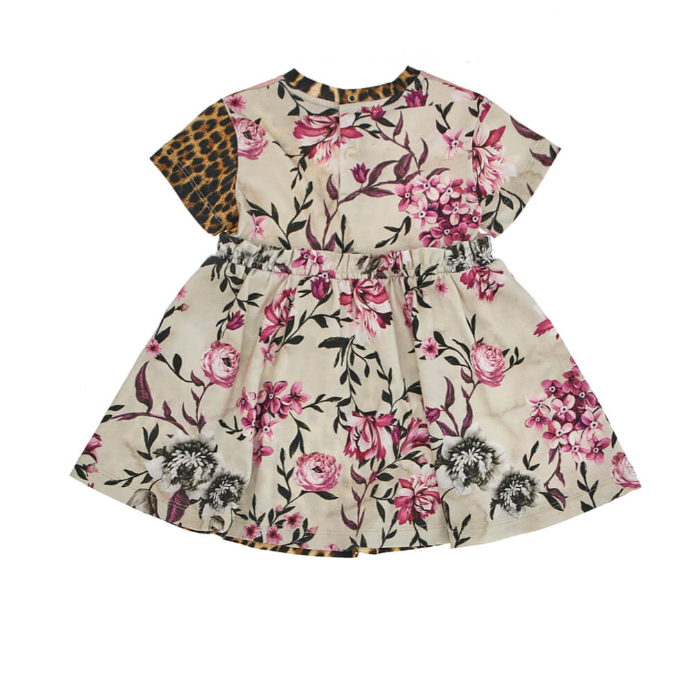 Roberto Cavalli Baby Girls Leopard, Pink & Multi-Colour Dress