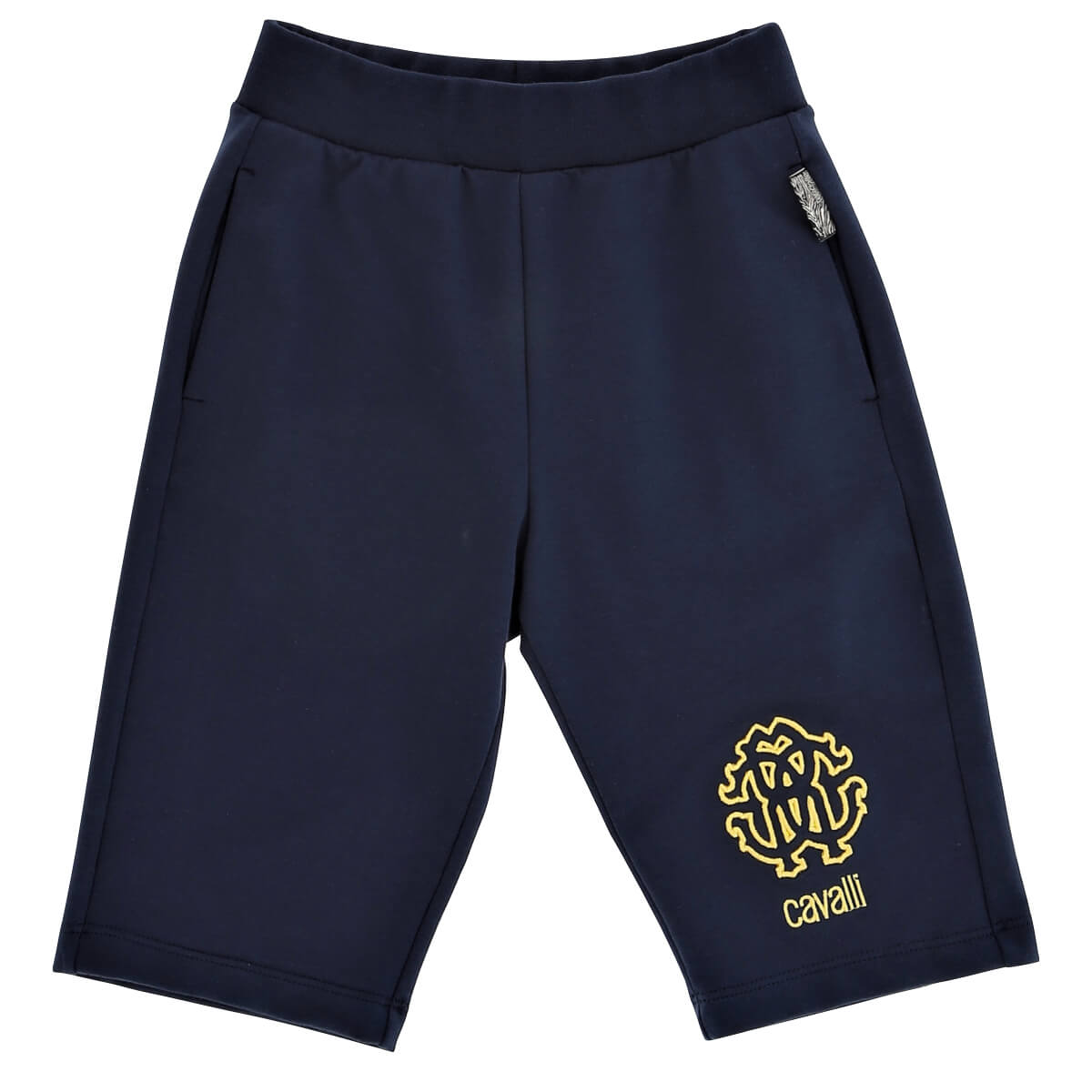 Roberto Cavalli Boys Navy Bermuda Joggers