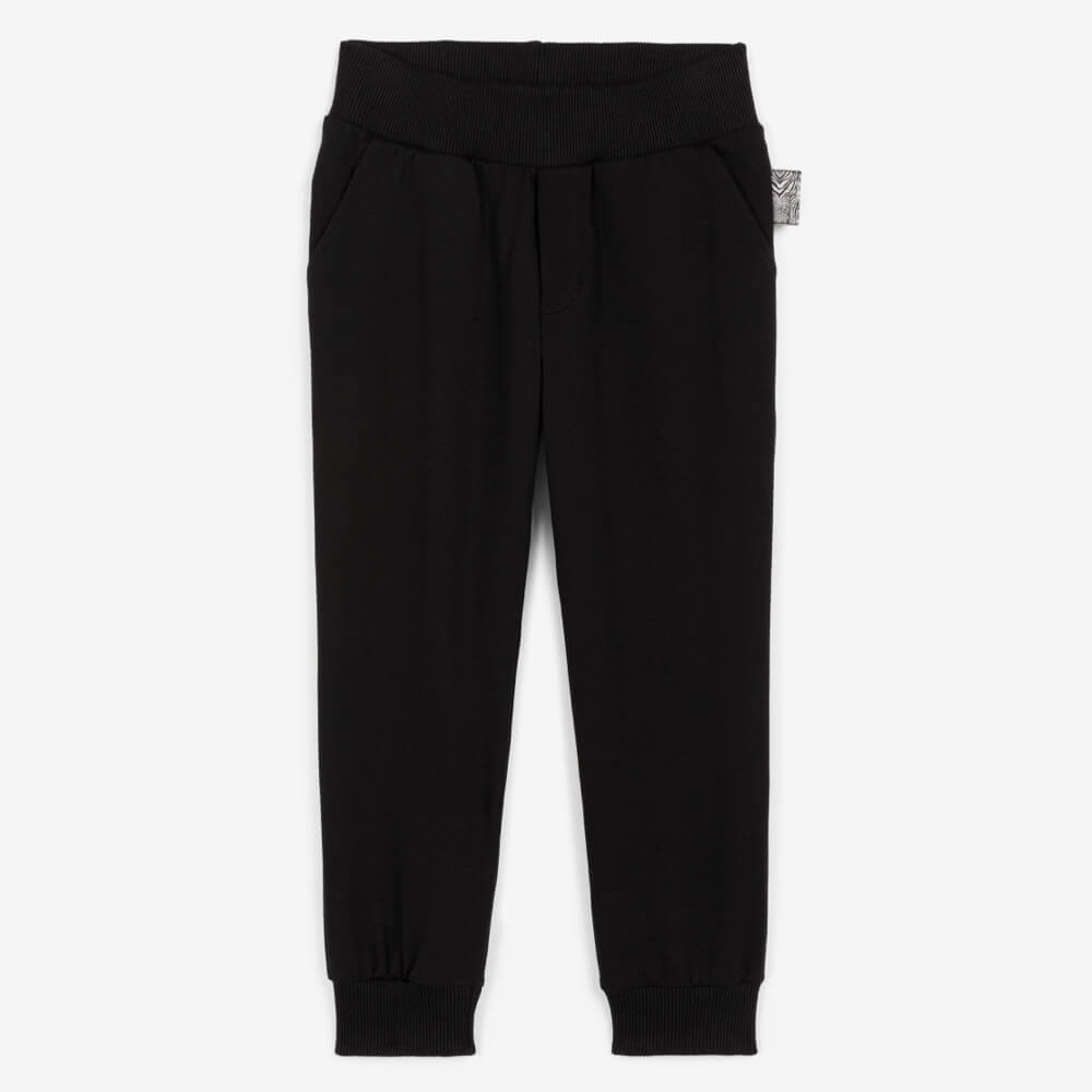 Roberto Cavalli Boys Black Cotton Joggers