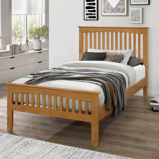 Sareer Furniture Sandhurst 3ft Kids Wooden Bed Frame Oak