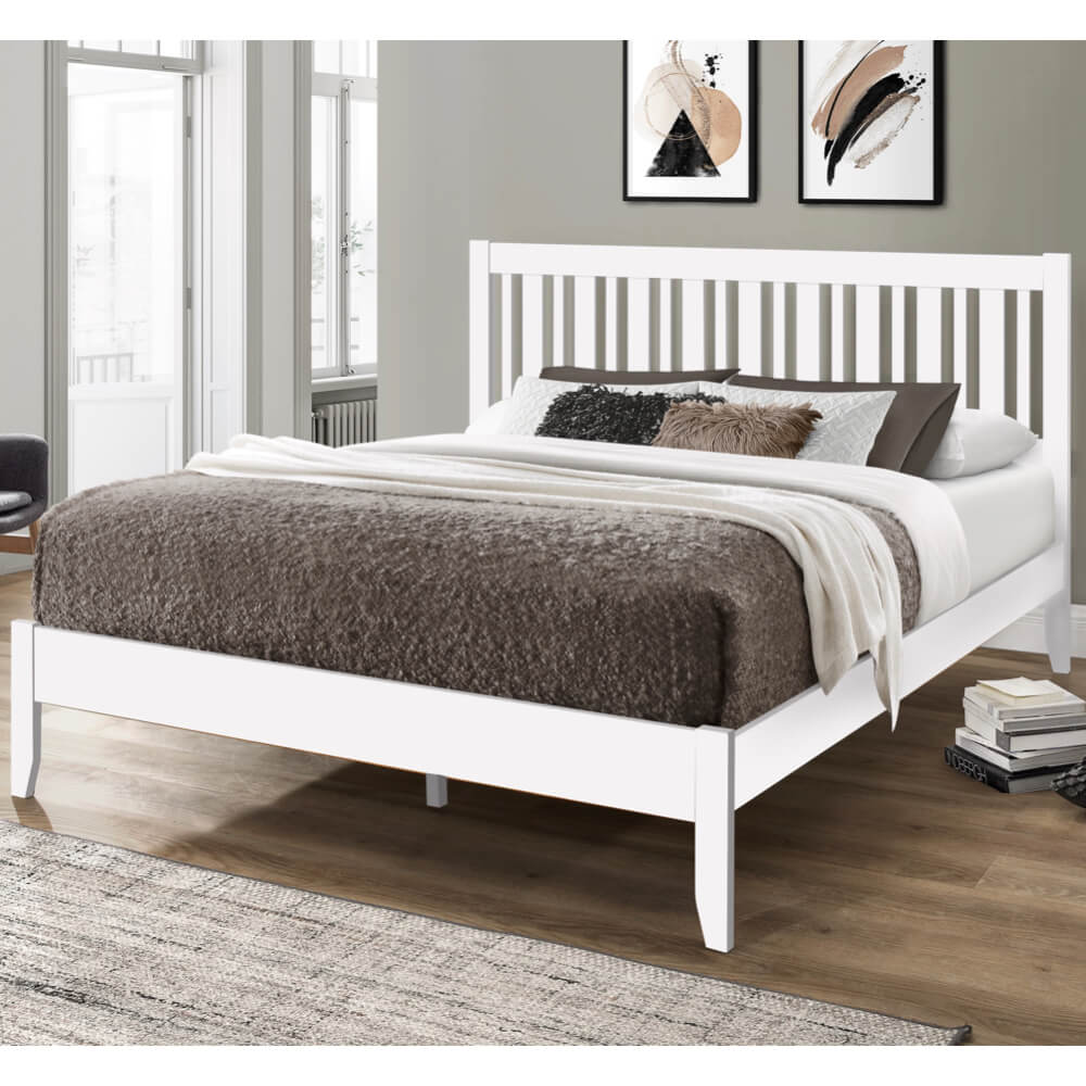 Sareer Furniture Sandhurst 3ft Kids Wooden Bed Frame White
