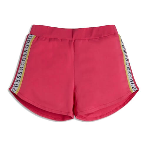 Guess Girls Pink With Side Logo Shorts