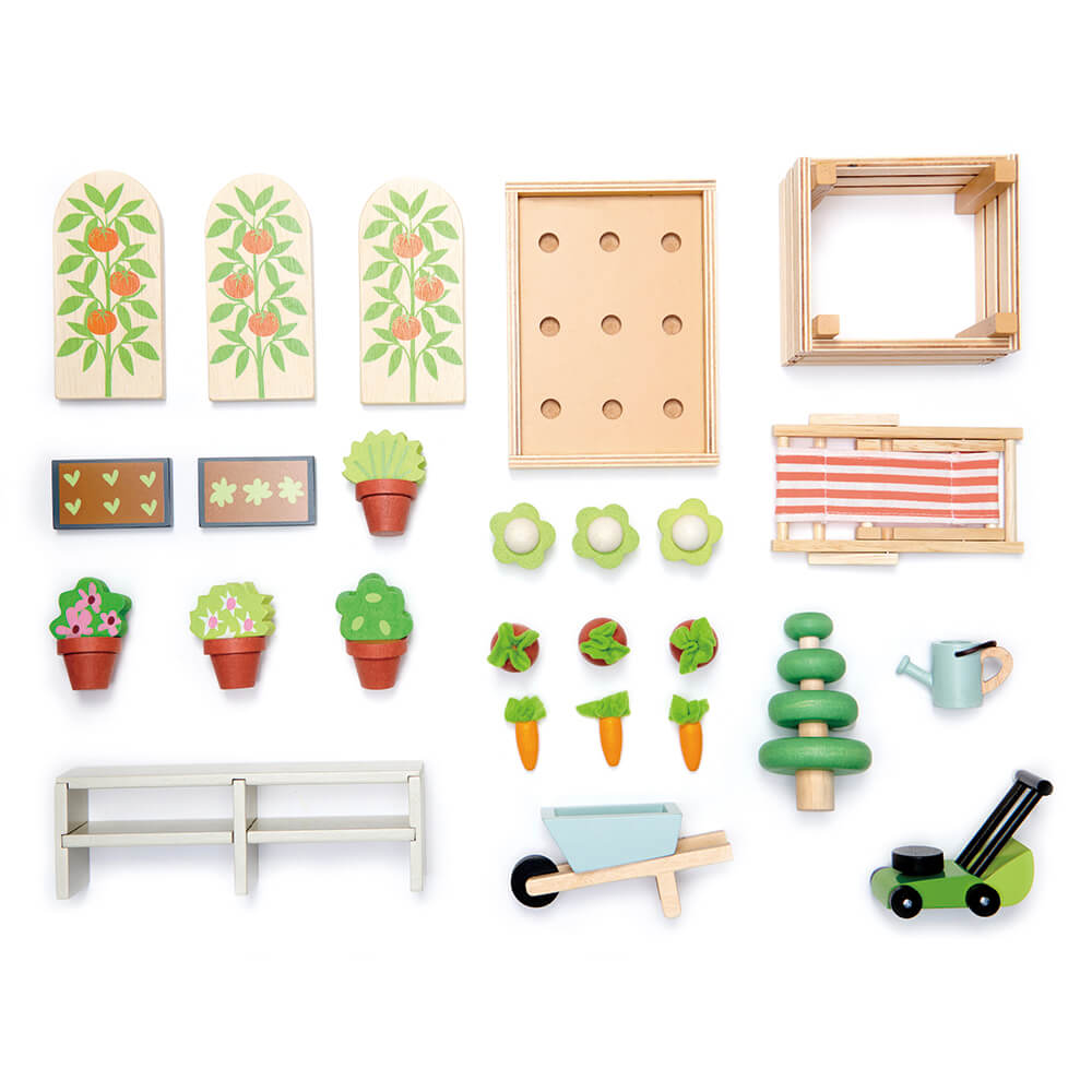 Tender Leaf Greenhouse & Garden Set