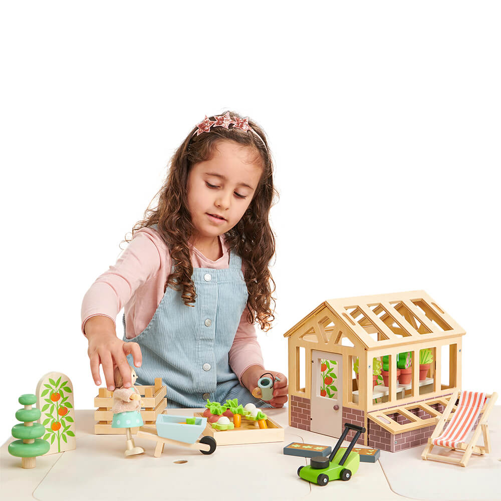 Tender Leaf Greenhouse & Garden Set