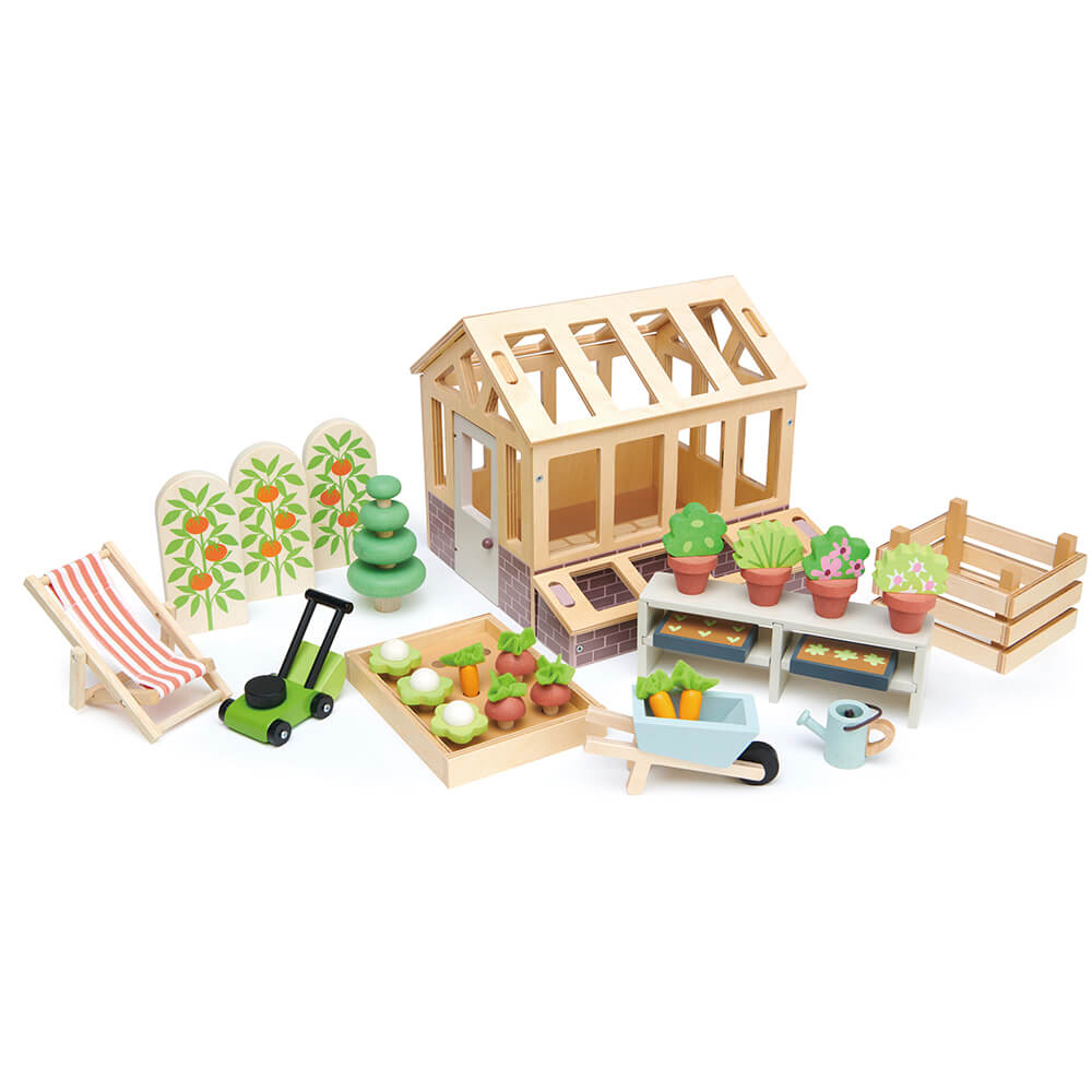 Tender Leaf Greenhouse & Garden Set