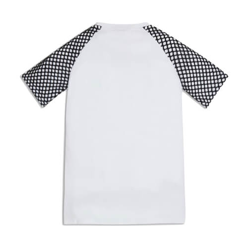Guess Girls White With Front Print T-Shirt