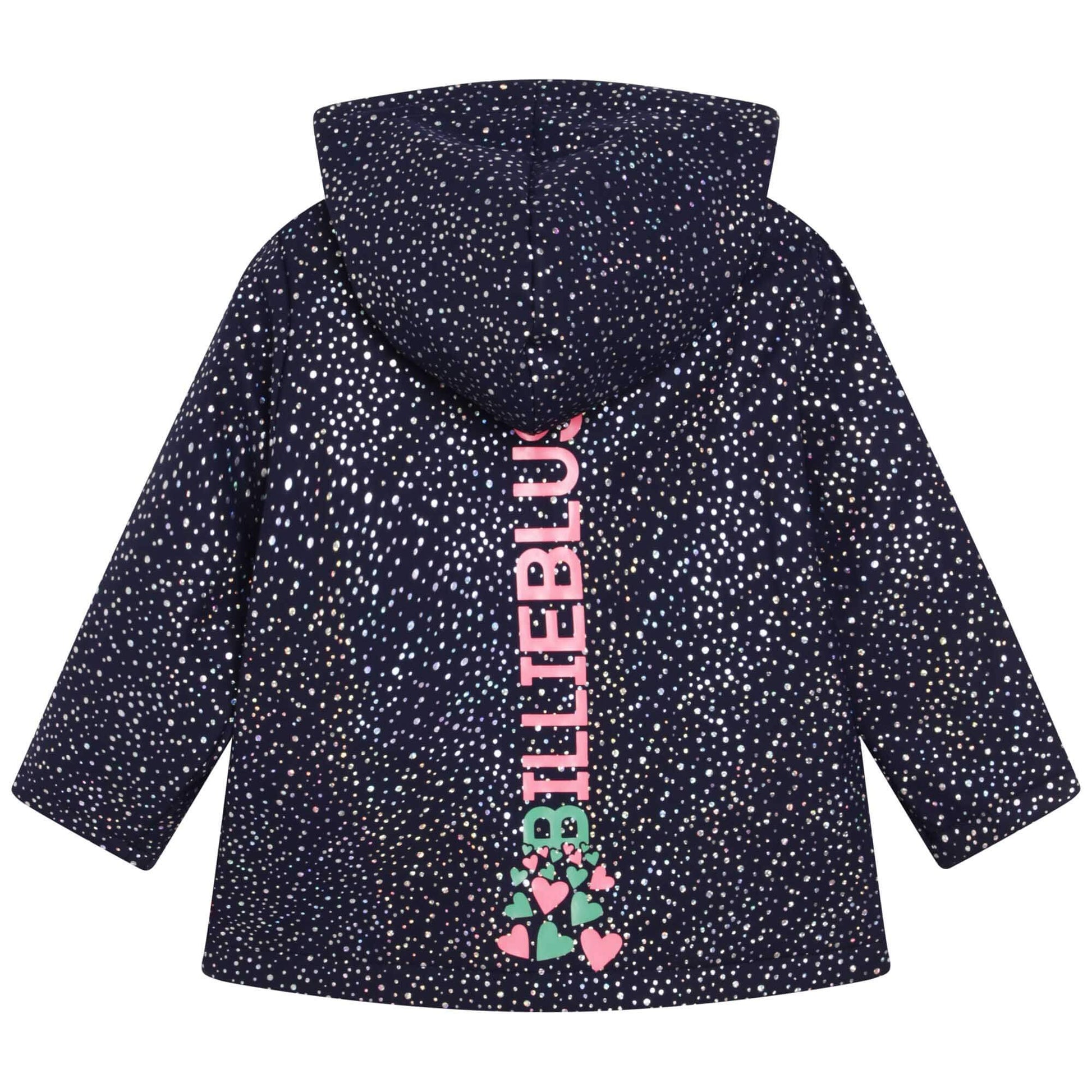 Billieblush Girls Navy Rain Coat