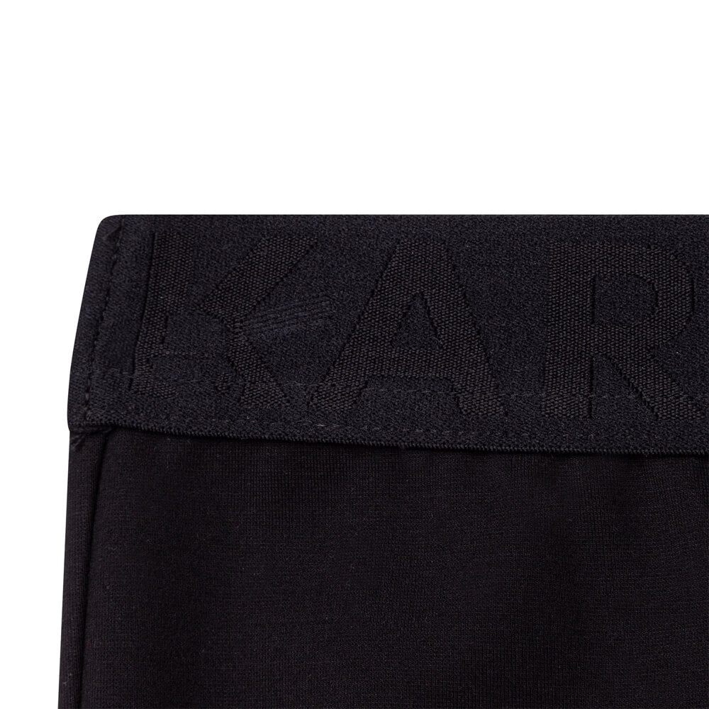 Karl Lagerfeld Girls Black Leggings with Logo